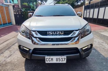 Sell White 2016 Isuzu Mu-X in Quezon City
