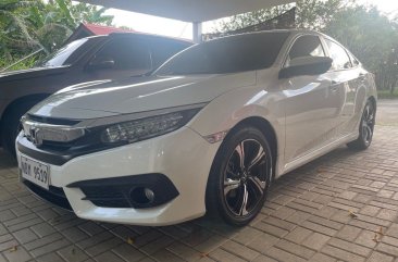 Pearl White Honda Civic 2017 for sale in Manila