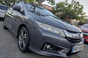 Grey Honda City 2017 Sedan at Automatic  for sale in Manila