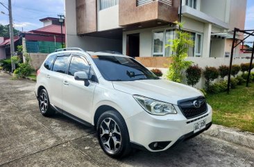 White Subaru Forester 2014 for sale in Quezon City