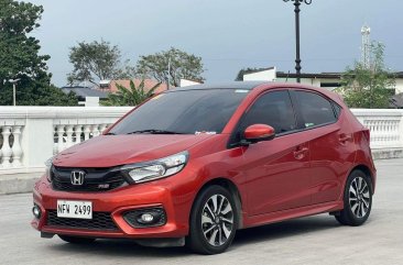 Selling Orange Honda Brio 2019 in Parañaque