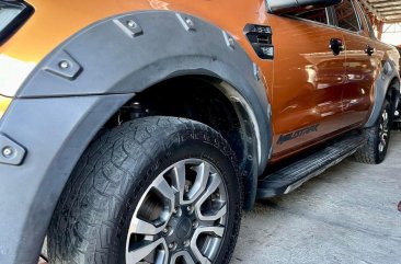 Orange Ford Ranger 2019 for sale in Automatic