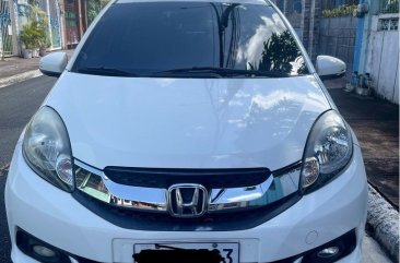 White Honda Mobilio 2015 for sale in Marikina