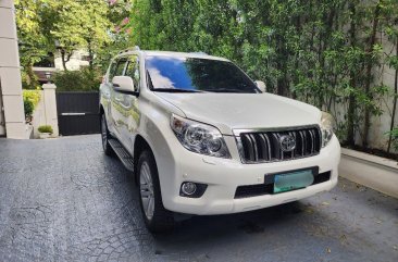 White Toyota Prado 2013 for sale in Quezon City