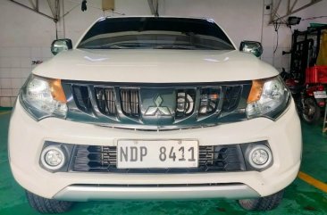 Sell White 2019 Mitsubishi Strada in Quezon City