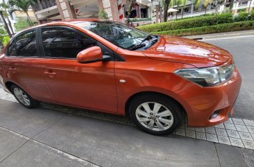 Yellow Toyota Vios 2015 for sale in Pasig