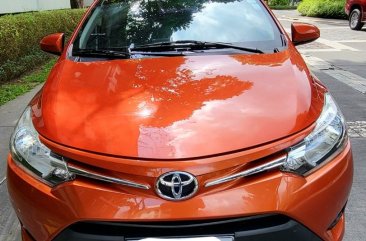 Yellow Toyota Vios 2015 for sale in Pasig