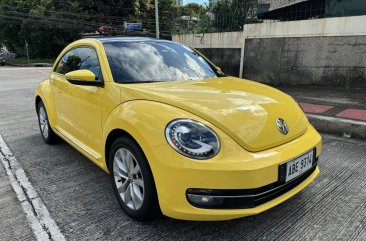 Yellow Volkswagen Beetle 2015 for sale in Quezon City