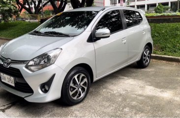 White Toyota Wigo 2019 for sale in Automatic