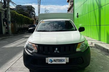 Selling White Mitsubishi L200 2019 in Quezon City