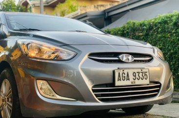 White Hyundai Accent 2015 for sale in Manila