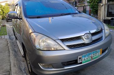 Silver Toyota Innova 2007 for sale in Muntinlupa