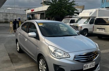 White Mitsubishi Mirage g4 2017 for sale in Manual