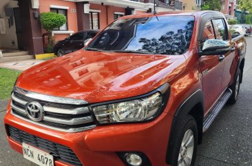 Selling White Toyota Hilux 2017 in Quezon City