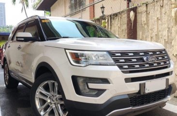Sell White 2017 Ford Explorer in Quezon City