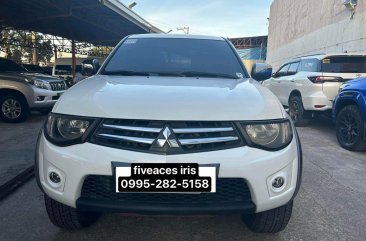 Sell White 2012 Mitsubishi Strada in Mandaue