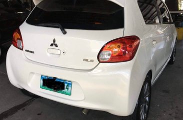 Selling Pearl White Mitsubishi Mirage 2014 in Marikina