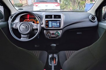 Silver Toyota Wigo 2017 Hatchback at 35000 for sale in Manila