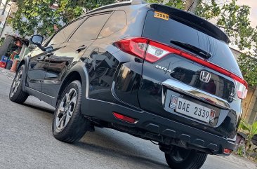 Black Honda BR-V 2017 SUV / MPV at Automatic  for sale in Manila