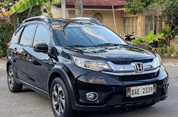 Black Honda BR-V 2017 SUV / MPV at Automatic  for sale in Manila