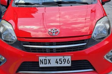 Sell Red 2016 Toyota Wigo Hatchback at Manual in  at 64000 in Sampaloc