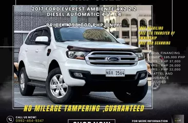 2017 Ford Everest  Ambiente 2.2L4x2 AT in Makati, Metro Manila