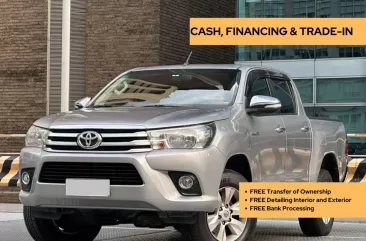 2016 Toyota Hilux  2.4 G DSL 4x2 A/T in Makati, Metro Manila