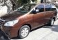 2014 Toyota Innova 2.5E Automatic Brown for sale-0