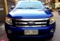 2014 Ford Ranger XLT 4x2 MT Blue For Sale -0