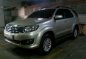 2012 Toyota Fortuner G AT Silver For Sale -0