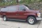 Ford E150 XLT Premium AT Red Van For Sale -0