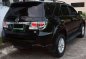 2012 Toyota Fortuner 25G DIESEL AT Black For Sale -4