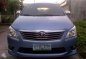 2012 Toyota Innova E Automatic Blue For Sale -0