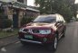 2012 Mitsubishi Montero GTV 4x4 AT Red For Sale -0