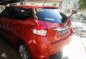 Toyota Yaris G 2017 AT Red HB For Sale -2