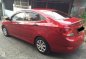 2012 Hyundai Accent Manual Red Sedan For Sale -0
