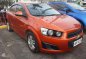 2015 Cherolet Sonic orange for sale-3