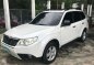 2010 Subaru Forester white for sale-2