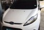 2013 Ford Fiesta AT White Sedan For Sale -1