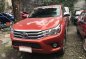 2017 Toyota HILUX G MT Red Pickup For Sale -0