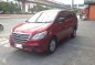 2014 Toyota Innova 2.5E MT Red SUV For Sale -1