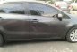 Fresh Kia Rio 2012 AT Black Sedan For Sale -3