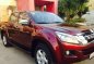 Isuzu D-MAX LS 3.0 4x4 AT Red Pickup For Sale -0