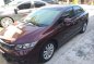 Honda Civic 2012 AT Red Sedan For Sale -0