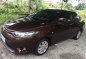 2014 Toyota Vios E Automatic Brown For Sale -1