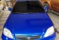 1999 Honda Civic Manual Blue Sedan For Sale -1