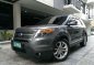 2013 Ford Explorer 4x4 V6 AT Gray SUV For Sale -0