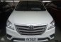 2016 Toyota Innova DSL AT White SUV For Sale -0