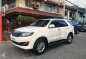 2013 Toyota Fortuner G Gas AT White For Sale -0