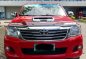 Toyota Hilux G 2013 4x4 MT Red Pickup For Sale -1